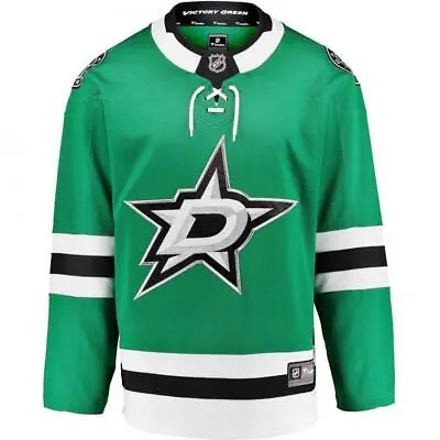 Fanatics Dallas Stars NHL Breakaway Jersey Blank Home Green Jersey T-Shirt • $259.48