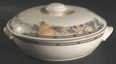 Mikasa Garden Harvest Fruit Ivory Dinnerware Dishwasher Microwave Safe Good-EUC • $18.75