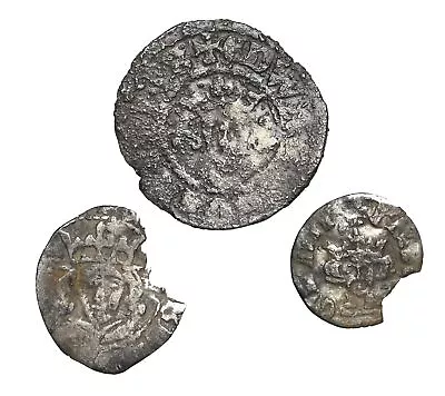 ENGLAND. Lot Of 3 Medieval Silver Hammered Coins • $27