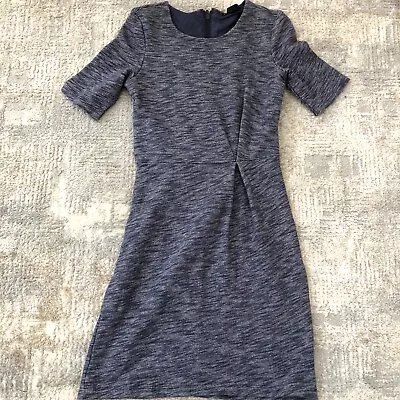 H&M Heather Blue Quarter Sleeve Casual Dress Size 2 NWT • $2.99