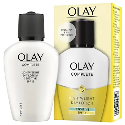 Olay Essentials Complete Care Moisturiser Daily Sensitive SPF 15 - 100 Ml • £10.65
