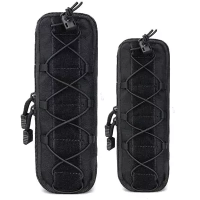 Tactical Molle Knife Pouch Flashlight Holder Case EDC Small Waist Bag Hunting • $8.49
