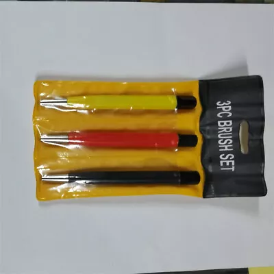 3PCS Rust Removal Pen Fiber Glass Brass Steel Scratch Brush Watch Parts Tool • $17.66