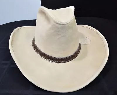 Vtg 70s Stetson Official Smokey And The Bandit Cowboy Hat Large (7⅜) Tan Color • $69.95