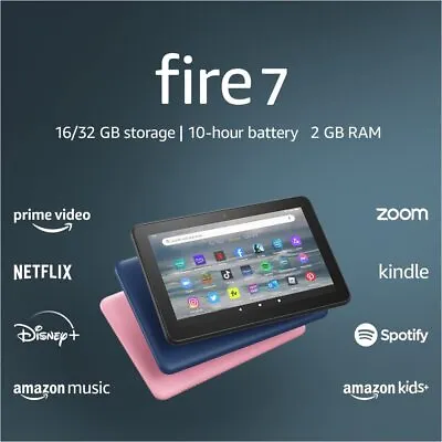 $139 • Buy 2022 NEW Amazon Kindle Fire 7 WiFi Tablet 7  16Gb Tablet W Alexa 12th Gen