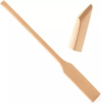 Long Handle Wooden Stir Paddle Heavy Duty Spoon For Large Pots Cooking Brewing • $25.93