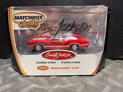 1/43 Matchbox Barrett Jackson 1970 Oldsmobile 442 Convertible Red & White Stripe • $25