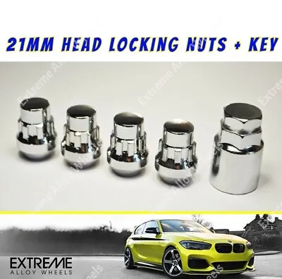 Locking Wheel Nuts Fit Ford Fiesta MK3 MK4 MK5 MK6 ST Zetec Alloy Wheels M12x1.5 • £14.98