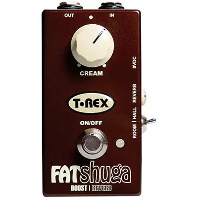 T-Rex Engineering Fat Shuga Reverb/Boost Guitar Effects Pedal • $149