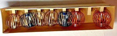 VTG Midcentury Aluminum Christmas Ball Ornaments Knudsen Denmark 7 Handmade MCM • $39.99