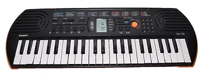 Casio SA-76 Portable Electric Piano Music Keyboard 44 Mini Keys Organ Percussion • $89.99