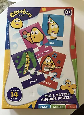 CBEEBIES Memory Game Kids Cards Words Puzzle Learning Bugbies Mix And Match CBBC • £5.99