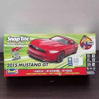 Mustang GT 2015  Revell Plastic Model Kit 1/25 Scale SnapTite Build And Play • $13.14