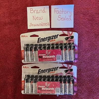 Energizer Max AA (48 Batteries) 2-24 Packs ⭐️SHIPS FREE!⭐️EXP.2035 • $29.90