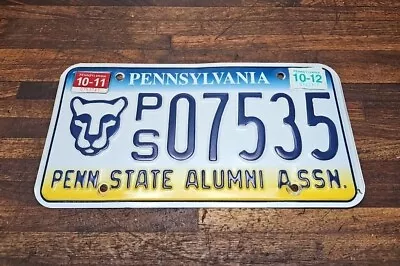 K126- Pennsylvania License Plate - Penn State Alumni Assn. - Nittany Lions • $6