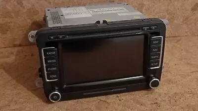 Volkswagen Center Radio CD Player DVD Player Navigation 1T0035680C • $462.47