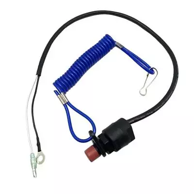 Outboard Cut Off Boat Motor Emergency Kill Stop Switch For Yamaha W/ Spring • $18.88