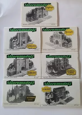 Aldersgate Aldgate Bishopsgate Cripplegate Ludgate Newgate Moorgate Micromodels • £5.40