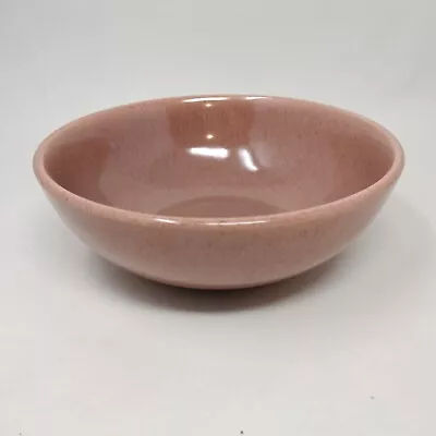 Vtg Laurel California Cerama Stoneware 8 1/2  Serving Bowl Speckled Pink • $15