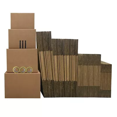 UBMOVE 7 Room Economy Moving Kit 82 Moving Boxes & Boxing Supplies  • $260.95