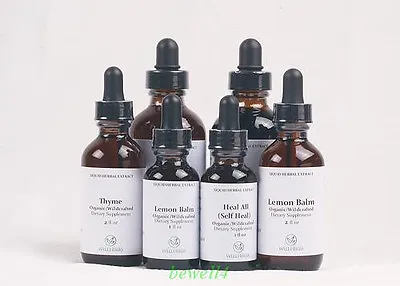 Hawthorn Motherwort St. John's Wort Organic Pure Extract Tincture 1 2 4 Oz  • $7.99