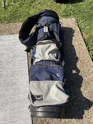 Vintage Titleist Blue Gray  3-Way Golf Carry Bag Lightweight Made In USA • $26.99