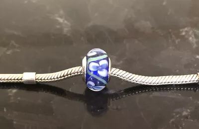 £7.50 • Buy AMORE & BACI 925 Sterling Silver Italian Murano Glass Charm Bead