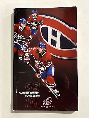 Rare NHL Montreal Canadiens 100 Ans / Years 1909-2009  Centennial Media Guide • $137.38