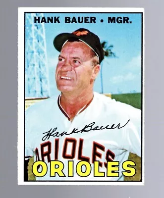 Topps 534 Orioles Hank Bauer Very Nice Card  Look • $15