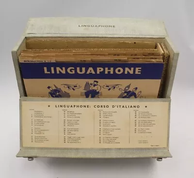 Linguaphone Italian Language Course On Vinyl Records - B14 • £6.99