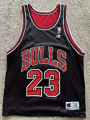 $59.99 • Buy 1998 Vintage Champion NBA Chicago Bulls Jordan Reversible Basketball Jersey