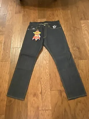 BBC Ice Cream Vintage Cowboy Japanese Denim Jeans Embroidered Medium Deadstock • $120