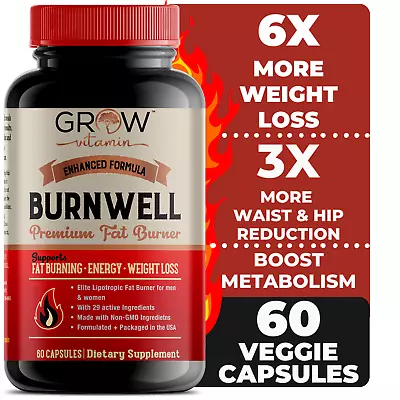 Belly Fat Burner - Natural Weight Loss Pills For Stomach Fat - For Men & Women • $24.98