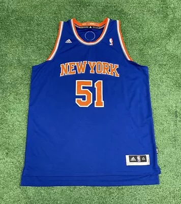 Adidas Ron Artest Metta World Peace New York Knicks Jersey Size 2XL NBA Blue • $350