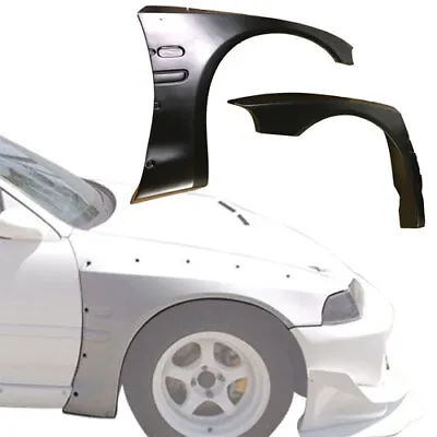 VSaero FRP TKYO Wide Body Fender Flares (front) 40mm EG 3dr Hatchback For Civic • $333