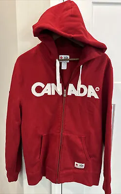 $34.99 • Buy Hudsons Bay 2010 Canada Olympic Team Red Full Zip Hoodie Jacket Size Medium