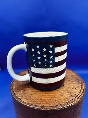 Rare Vintage 'Colonial Flag' 16oz Coffee Tea Mug American Warren Kimble • $9.99