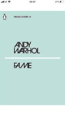 £1 • Buy Fame By Andy Warhol (Paperback, 2018)