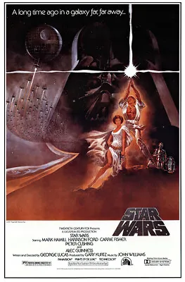 Star Wars: Episode IV - A New Hope - Movie Poster (Style A) (Size: 27  X 40 ) • $15.99