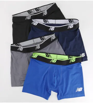 NEW 5 Pack New Balance NB Mens Quick Dry Microfiber Boxer Briefs Size S-2XL • $23.17