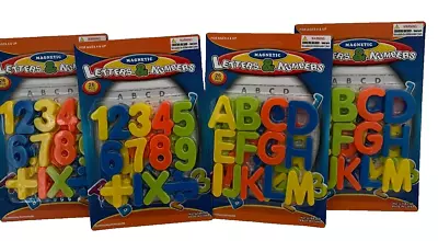 4 Sets Magnetic Letters & Numbers Alphabet ABC 123 Magnets Magnet Homeschool • $25.50