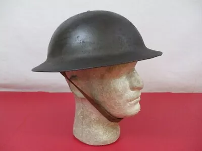 Post-WWI Era US Army M1917A1  Kelly  Helmet With Liner & Chin Strap - NICE #1 • $259.99