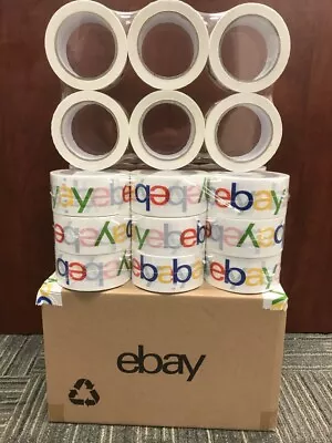 24 Rolls Pack Ebay Color | Shipping & Packing Tape | 2  - 75 Yard - 2.7mil Thick • $47.50