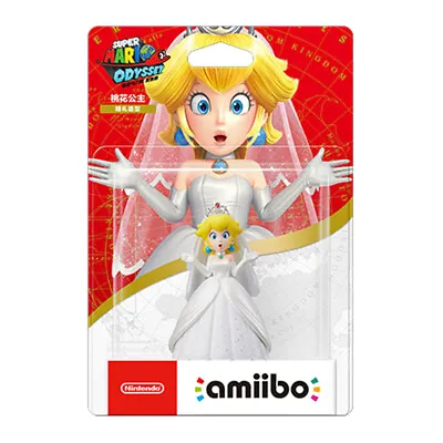 Amiibo Nintendo Super Mario Odyssey Peach Wedding Outfit (Chinese Version) • $35.84