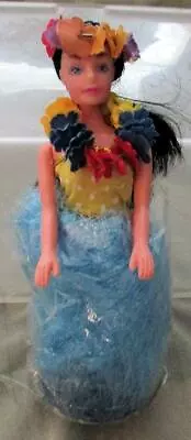 New Dashboard Dancing Hula Doll With Blue Skirt And Movable Arms 7.5  Tall • $14.95