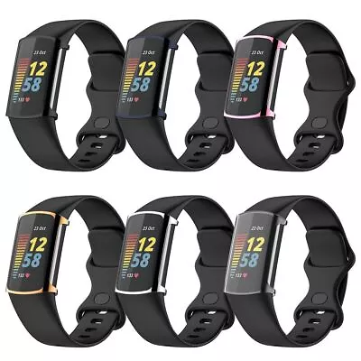 Watch Shell TPU Protective Screen Protector Case Cover For Fitbit Charge 5 • $5.08