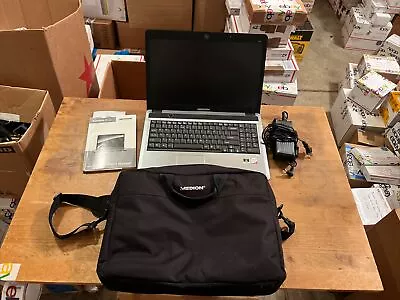 Medion Notebook Pc 6611 Tested & Working Super Clean With PS Manual & Bag • $99.99