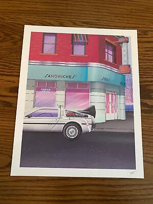 Zita Walker - Back To The Future Lou's Cafe Limited Movie Art Print BNG | Mondo • $69.99