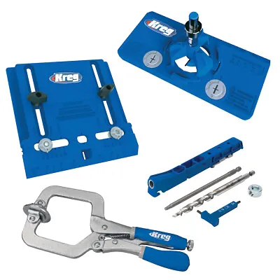 Kreg Hardware Installation Kit With Jigs And Two 3 Inch Face Clamps • $79.99