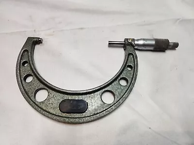 Mitutoyo 4 - 5  OD Micrometer Outside W/ Ratchet & Lock 103-219a • $60